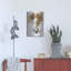  «Face to Face 61» par Benedicte Gele, art mural en métal, 16 po x 24 po-1698872430