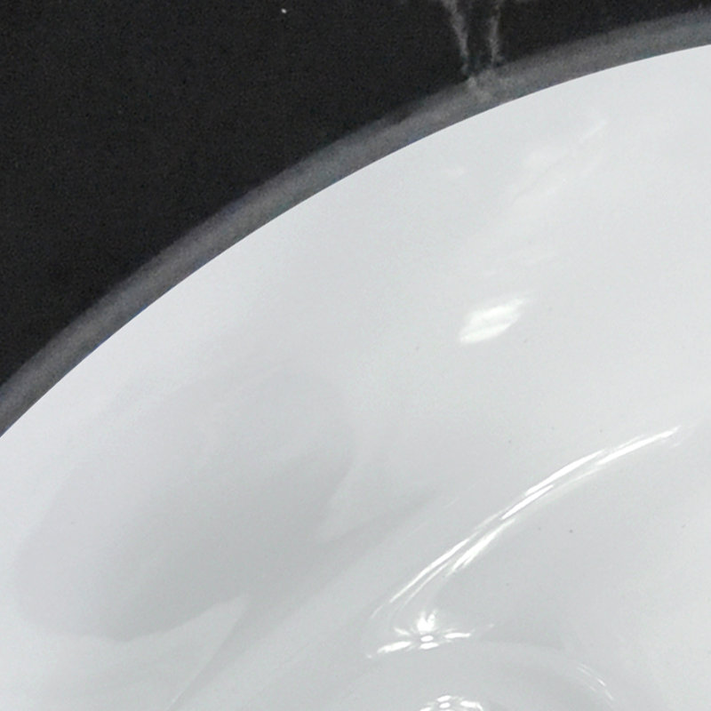 25'' Quartz Single Bathroom Vanity Top with Sink, Broadway Black