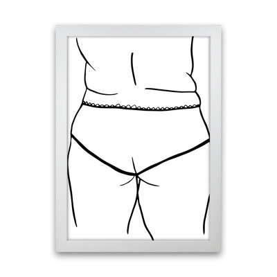 Curvy Female Back 2 by Planeta444 - Print