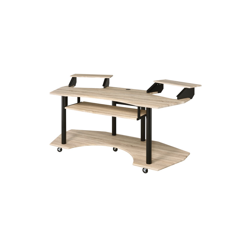 Bradman 71" Music Studio Desk in Natural Oak