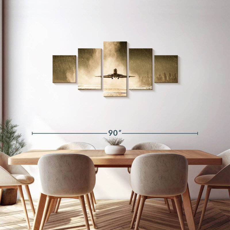 Mehar First Class Plane, 30" H x 68" W