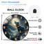 Horloge murale en verre loup
