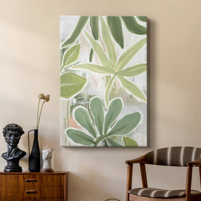 Tropical Graffiti I -Custom Wrapped Gallery Cavas