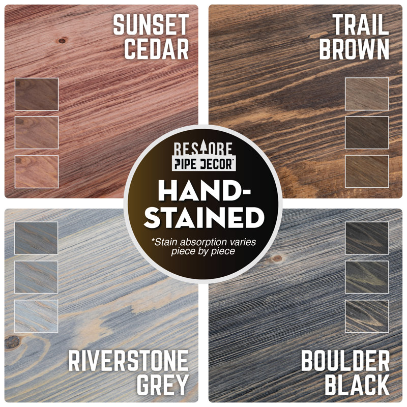 24 In. X 48 In. X 1.25 In. RESTORE Office Desk Wood Top, Trail Brown