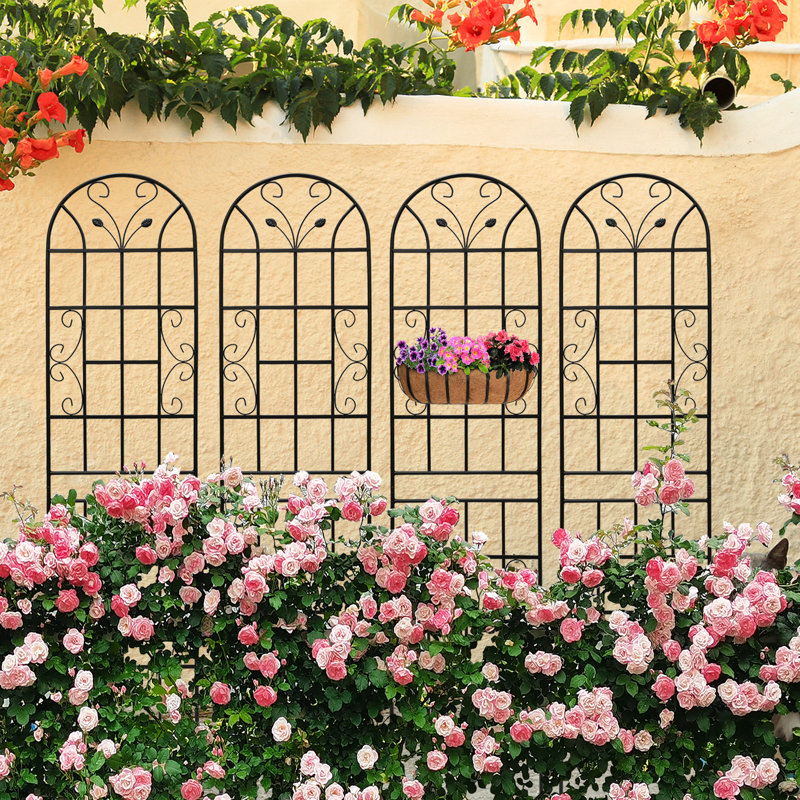 Treillis de jardin en métal Andress
