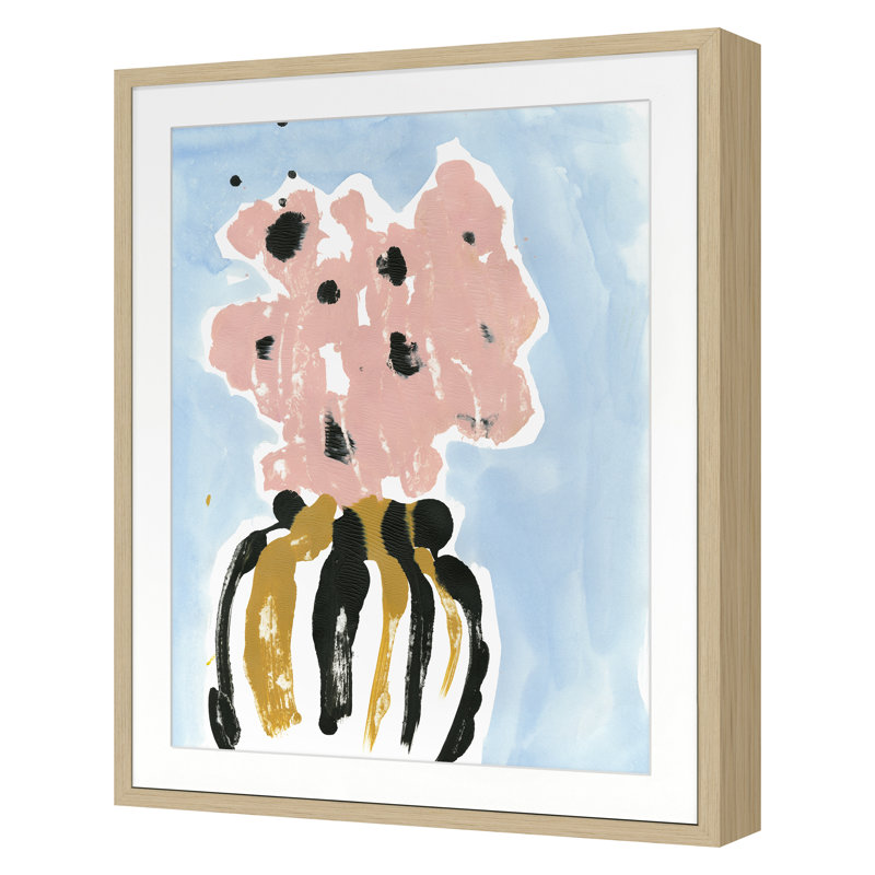 Floral Study 3 Print by Stefano Altamura, 20" H x 16" W x 1.5" D, Nordic Oak Framed
