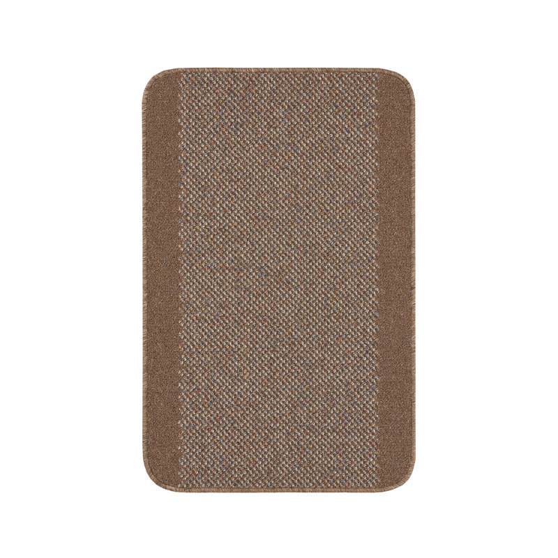Zac Kitchen Mat, Rectangle 57 x 90cm, Brown