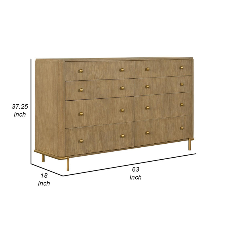 Commode 8 tiroirs Rhianna