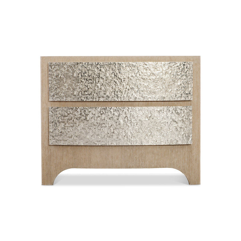 Konstance 2 - Drawer Solid Wood Nightstand