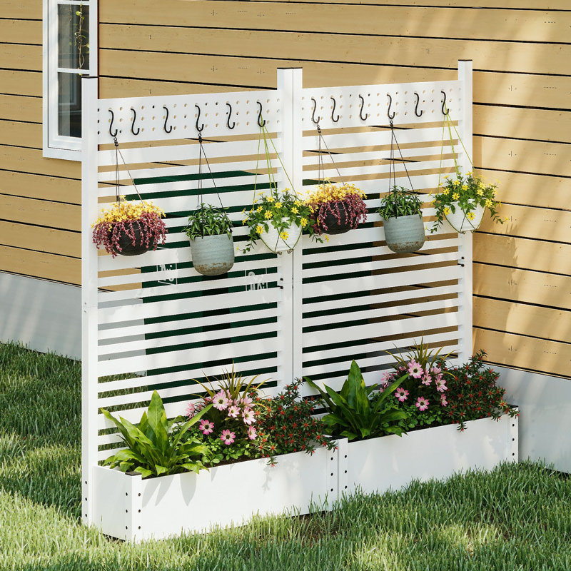 Lit de jardin surélevé H 72 po x l 42 po, Blanc