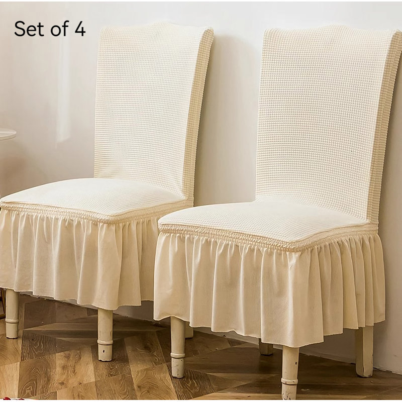 Housse pour chaise de salle à manger en polyester