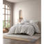 Housse de couette 3 pièces très grand / très grand - 100% coton avec des attaches intérieures et un style intemporel doux au toucher-124311668