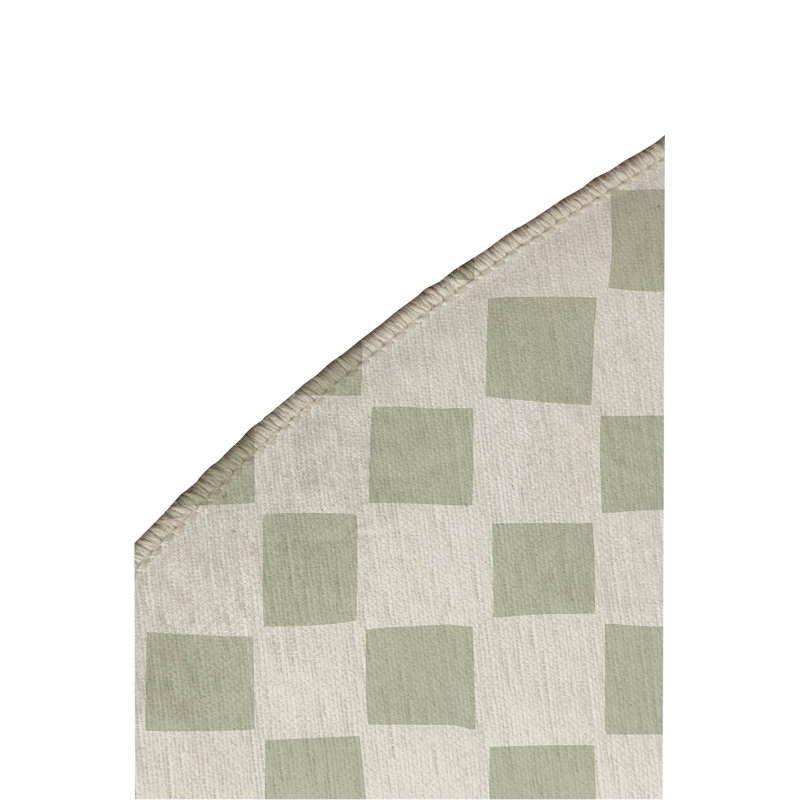 Tapis d'extérieur à carreaux antidérapant, Rond 5 pi