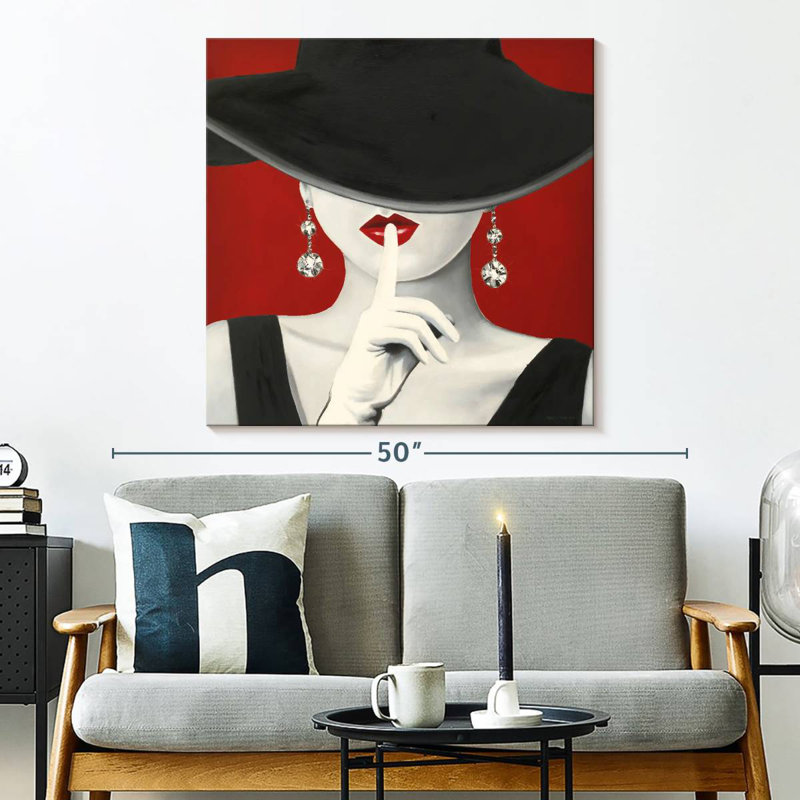 Navette Haute Chapeau Rouge I, H 33 po x l 33 po