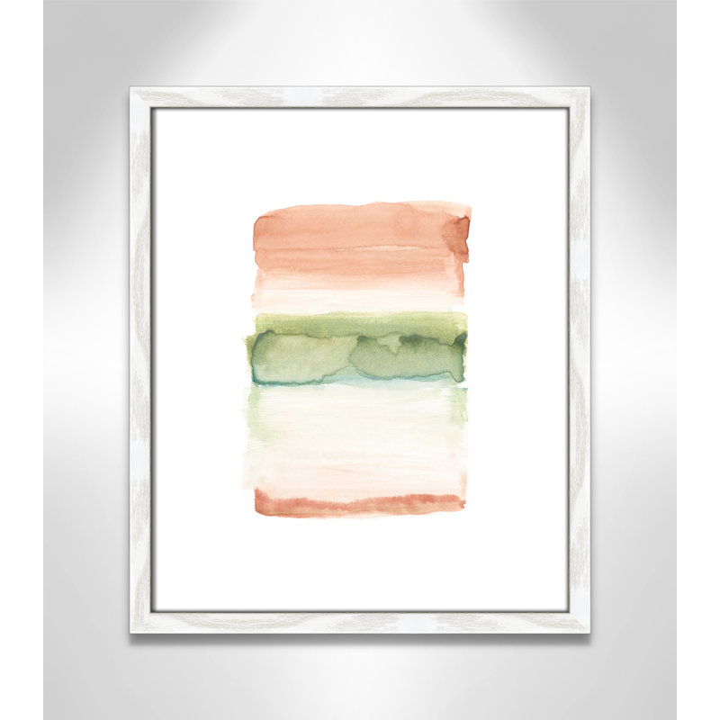 Skye II - Cadre photo, reproduction d'art sur papier, H 19 po x l 16 po x P 0,75 po, Papier encadré blanc