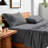 Washed Ultra-soft Microfiber Sheet Set-1070696054-1070696049