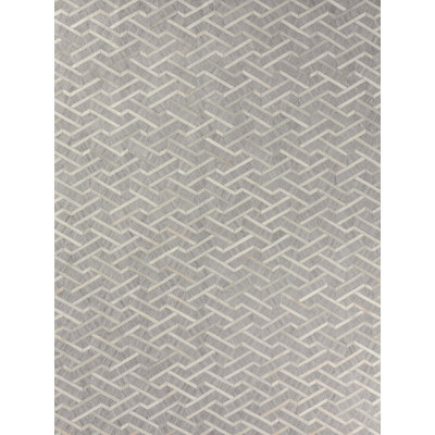 Berlin Hand Woven Cowhide Geometric Area Rug