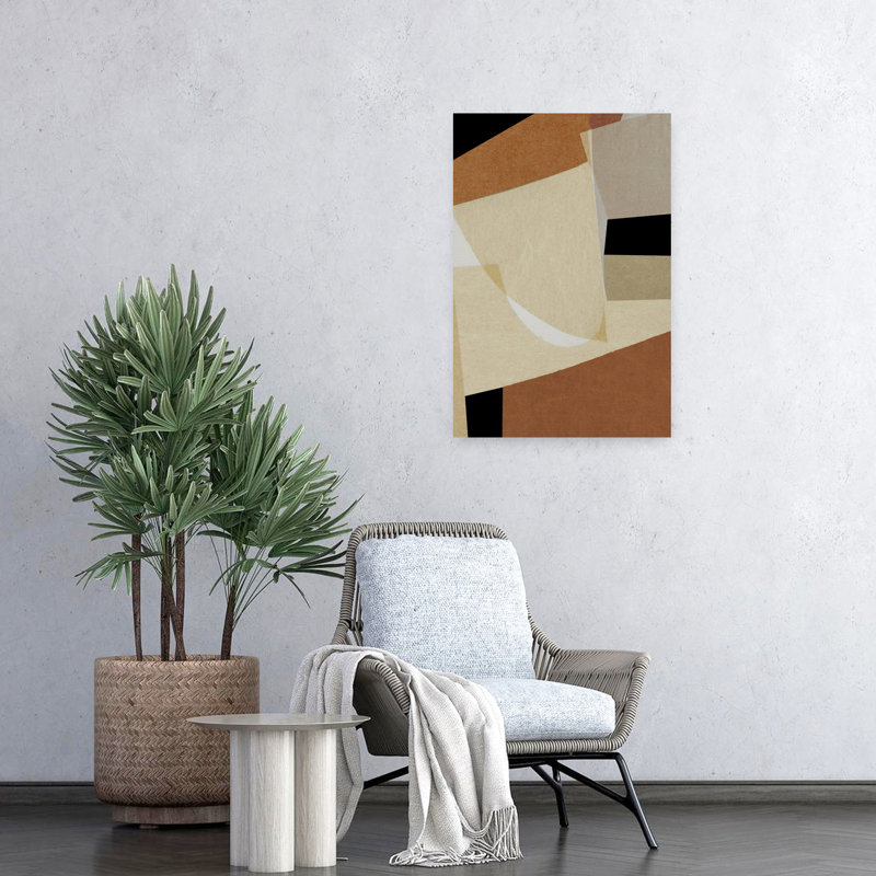 Art contemporain contemporain abstrait, H 24 po x l 16 po
