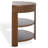 Christy Reeded Half Moon Console Table-1127455180