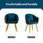 Chaises modernes tissées à la main avec coussin et pieds en métal-1124889616