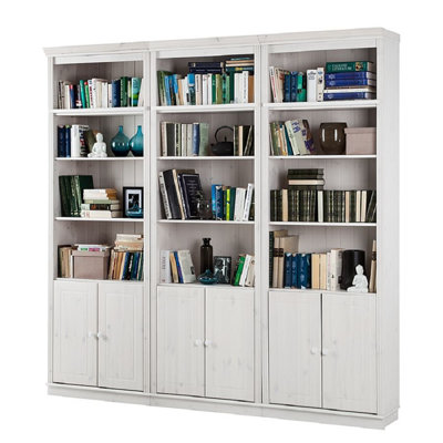Delyliah 223cm H x 222cm W Library Bookcase