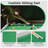 48" Pool Table, Mini Billiard Game Table w/Balls, Cues, Chalk, Brush and Triangle