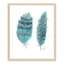 «Feathers in Turquoise II», art encadré-47533818-47566109