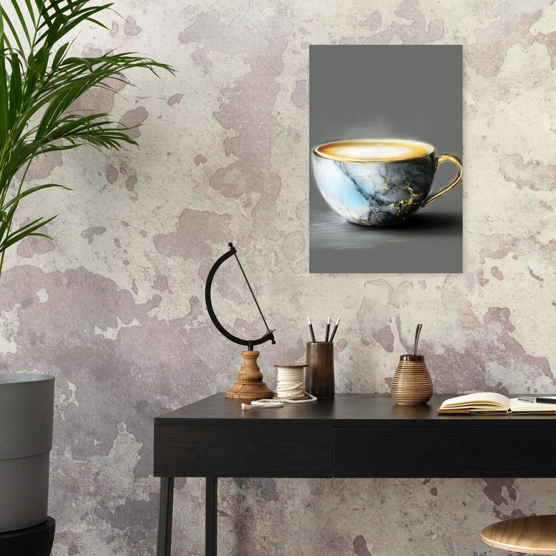 Art mural moderne et élégant Elegant Coffee, 24" H x 16" W