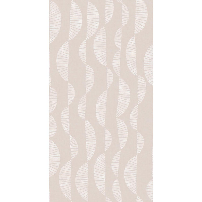 Papier peint SEYCHELLES WAVE PEEL & STICK, Rose / blanc