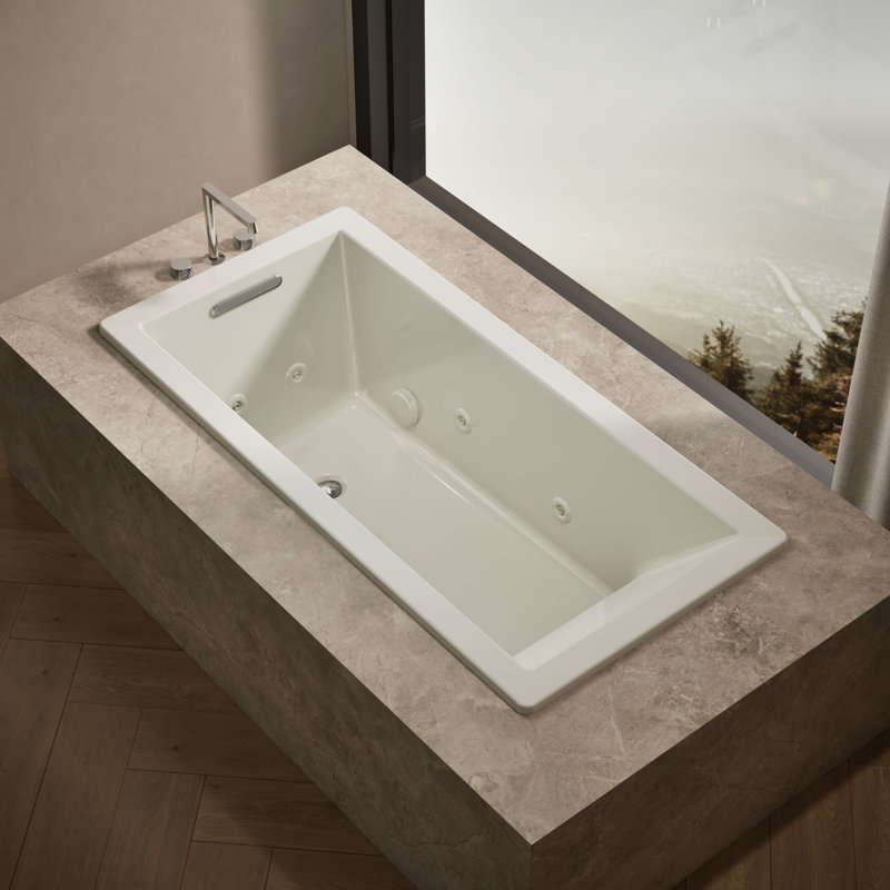 Baignoire tourbillon avec bonde réversible, It