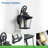 21"(H) 1-Pack Outdoor Wall Lantern Light – Vintage Black Metal & Clear Glass Sconce With Decorative Scroll Design For Porch, Patio, And Garden Lighting (Bulb Not Included)