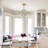 4-light Transparent Shell Pendant Lamp