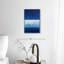 Bleu foncé et horizon blanc Leblanc-399575980