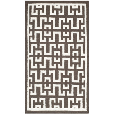Feliciano Geometric Wool Hand Woven Area Rug