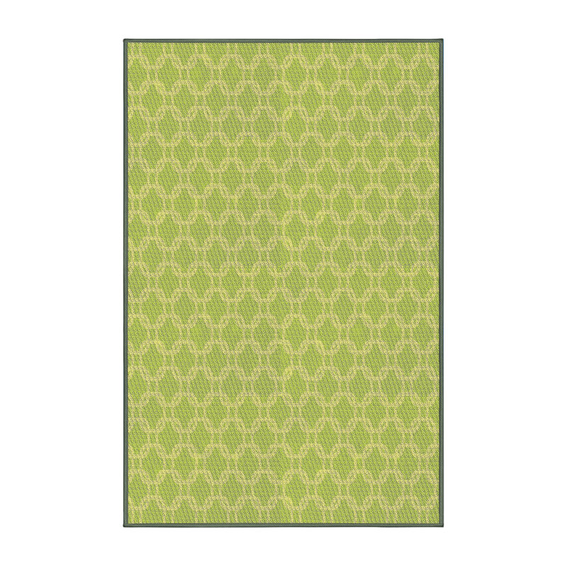Tapis vert à motif géométrique Kintzel, Rectangle 2 pi x 4 pi