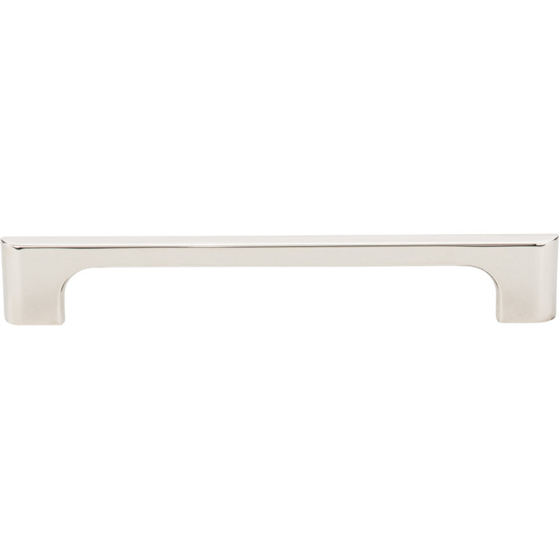 Leyton Bar Pull, Polished Nickel, 7 9/16"