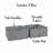 RiverRidge Kids 2pc 5" Fabric Collapsible Storage Cube Organizers for Playroom Organization-1582404039