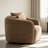 Brown Chenille Loveseat Sofa
