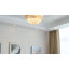 Ventilateur de plafond à DEL en cristal à 4 pales Forbell avec télécommande et ensemble d'éclairage inclus-875964090