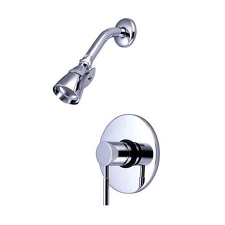 Shower Faucet with Concord Lever Handles, Polished Chrome