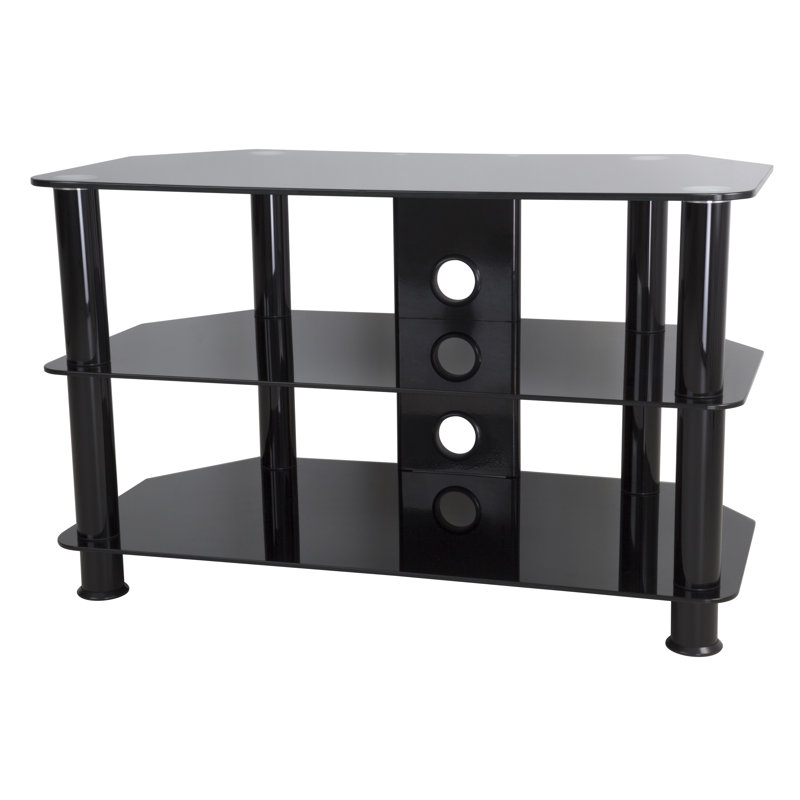 Esplanade Unfinished TV Stand for TVs up to 40", Black Black