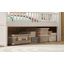 Cadre de lit simple avec 4 tiroirs Barrière de sécurité, aucun sommier requis, assemblage facile, blanc (L 82,5 po x l 42,1 po x H 43,7 po)-2010200514