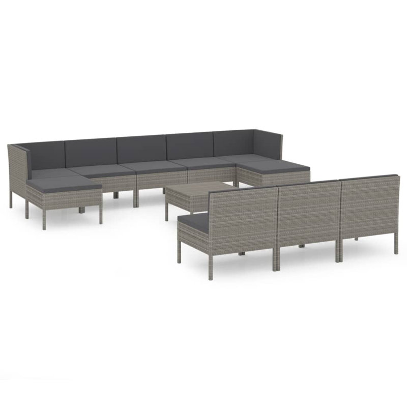 Ensemble de conversation modulaire avec coussins
