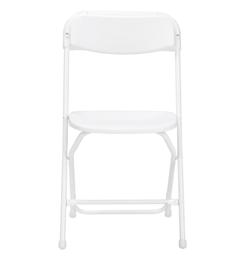 ZOWN Premium Commercial Plastic Stacking, Indoor/Outdoor Folding Chair (Set of 8) COSCO 