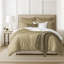Ensemble de housse de couette Sable Glow et 1 taie décorative simple-120906320