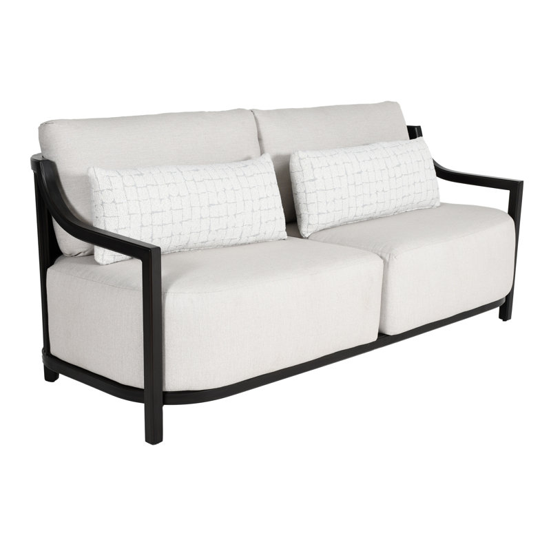 Samara Cushioned Sofa w/Three Accent Pillows