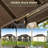 20' W x 12' D Hardtop Gazebo, Double Galvanized Steel Roof & Aluminum Frame for Hot Tub, Deck, Backyard-128908214-128908209