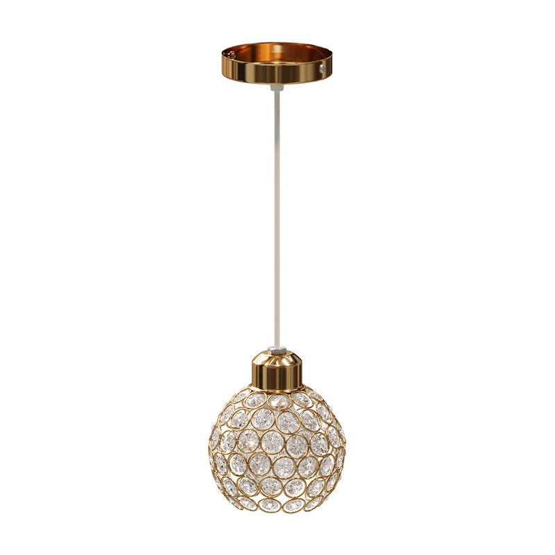 1 - Light Natural Dome Pendant
