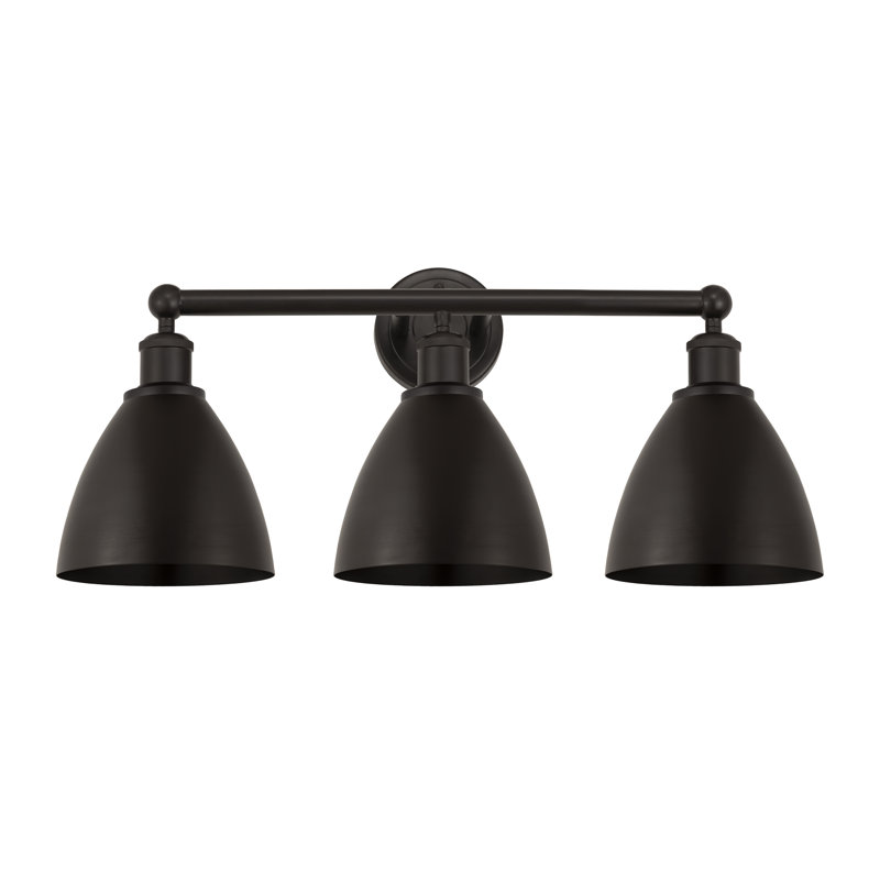 Éclairage pour meuble-lavabo 3 lumières à intensité variable, Bronze huilé, Bronze huilé