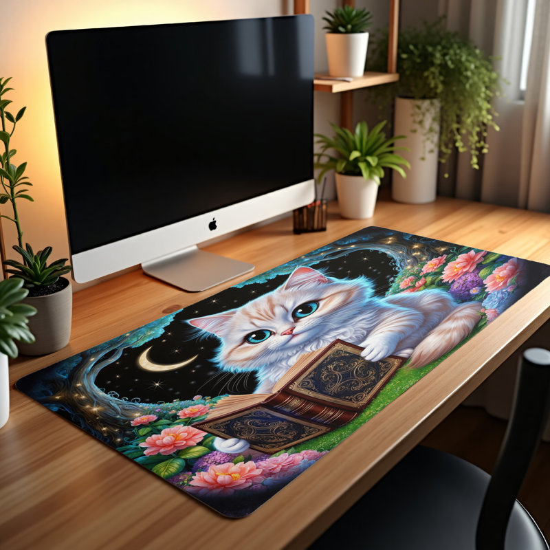 Polyester Desk Pad, 23.6x13.8